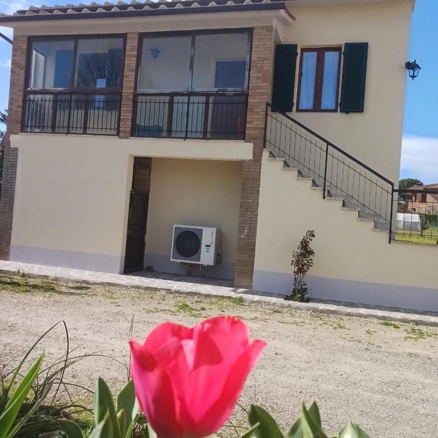 Casa Di Zio Villa Monticiano Bagian luar foto